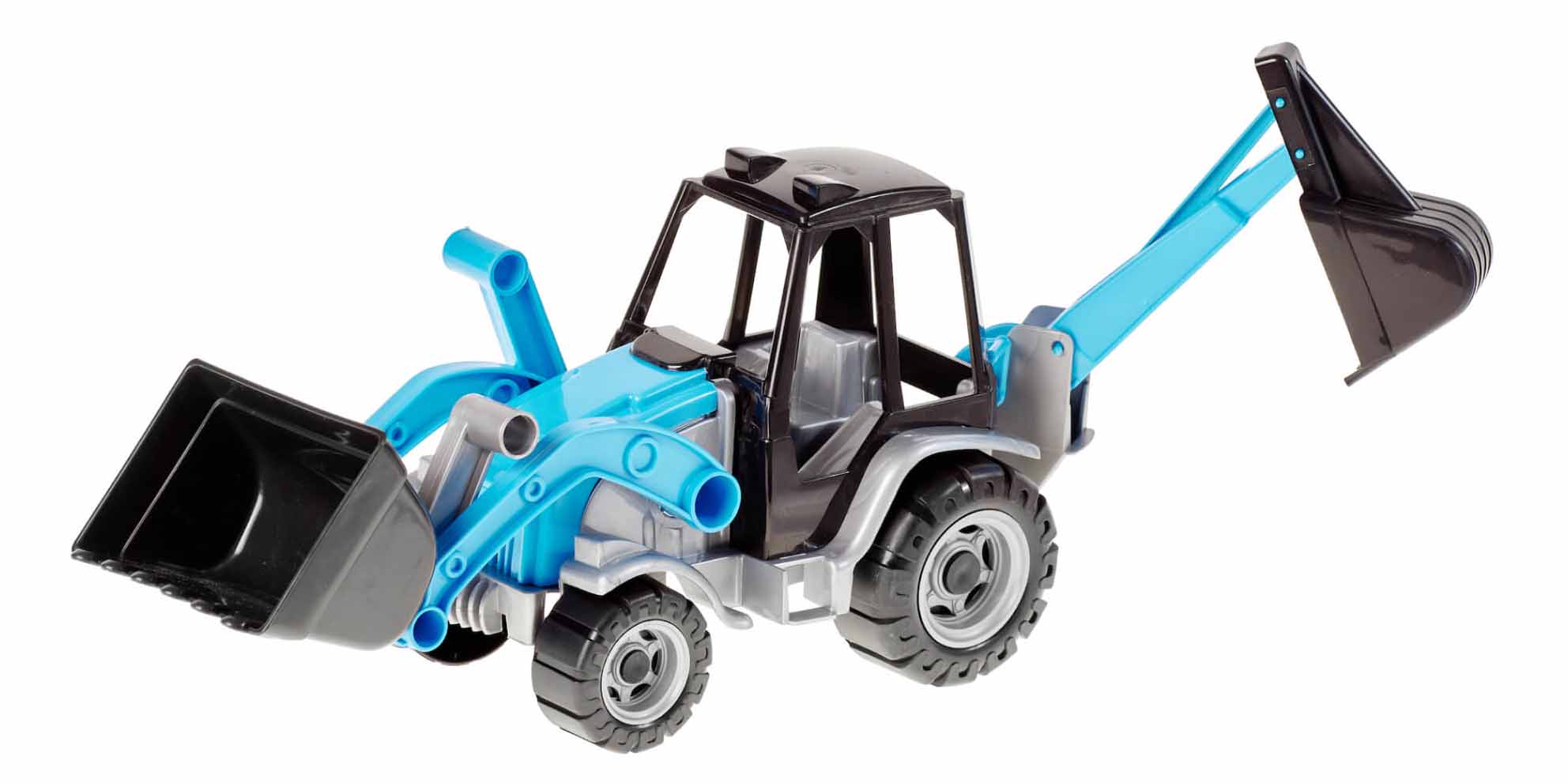 Traktor z ładowarką przednią i tylną (145)